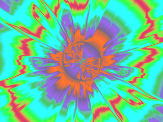 Beautiful abstract background for art projects, cards, business, posters. 3D illustration, computer-generated fractal