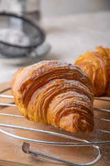 fresh croissants for breakfast