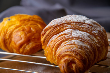 croissants close up