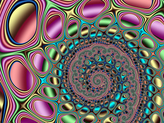 Beautiful abstract background for art projects, cards, business, posters. 3D illustration, computer-generated fractal