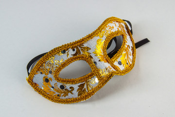 venetian mask on white background