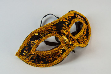 venetian mask on white background