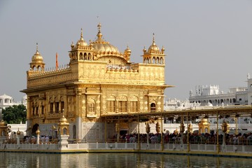 Fototapeta na wymiar Golden Temple Amritsar