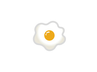 Creative Fried Egg Meal Logo