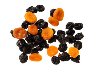 dried plum and apricot