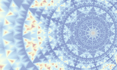 Beautiful abstract background for art projects, cards, business, posters. 3D illustration, computer-generated fractal