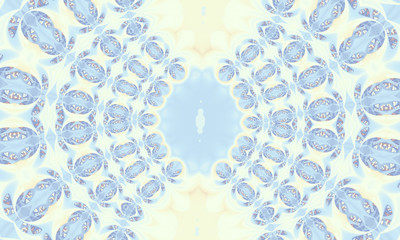 Beautiful abstract background for art projects, cards, business, posters. 3D illustration, computer-generated fractal