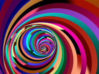 Beautiful abstract background for art projects, cards, business, posters. 3D illustration, computer-generated fractal