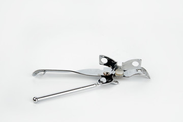 A can opener isolated against a white background 