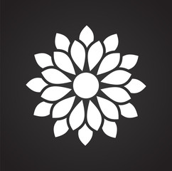 Sun icon on background for graphic and web design. Simple vector sign. Internet concept symbol for website button or mobile app.