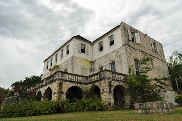 Rose Hall Great House in Montego Bay, Jamaica. Popular tourist attraction. 