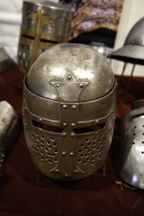 Medieval helmets armor