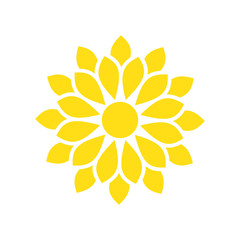 Fototapeta premium Sun icon on background for graphic and web design. Simple vector sign. Internet concept symbol for website button or mobile app.