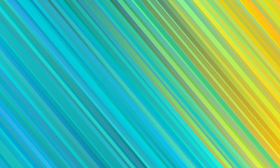Blue yellow digital lines abstract striped background with blurry gradient, vector illustration for your design