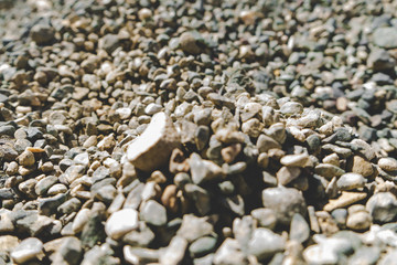 Construction Gravel used in industrial projects