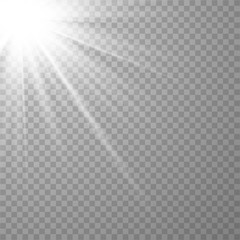 Light flare special effect.