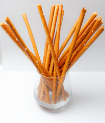sticks on white background