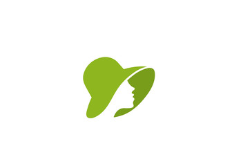 Creative Female Head Fashion Logo