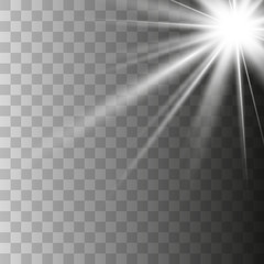 Light flare special effect.