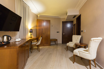 Hotel room interior