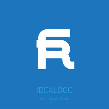 6 and R logo. 6R - Vector design element or icon. Monogram logotype.