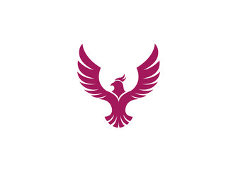 Creative Red Eagle Logo