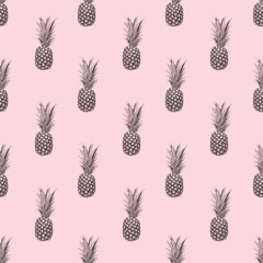 Pineapple Seamless Pattern