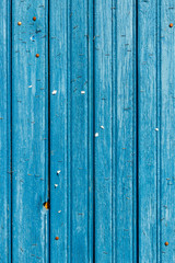 Fototapeta premium Staples on an old wooden wall.