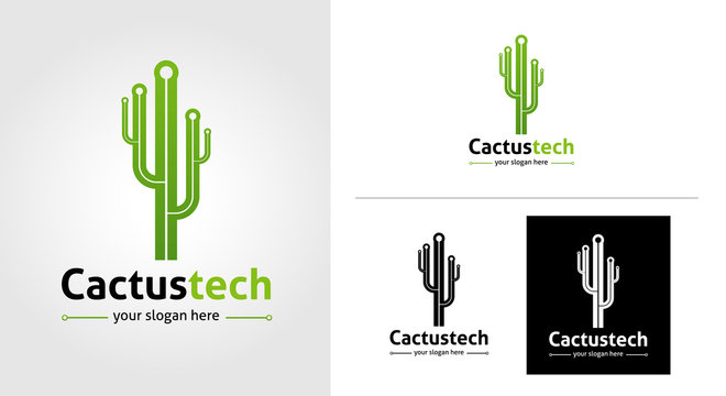 Green Tech Logo Template