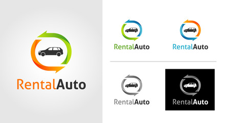 Rental Auto Logo Template