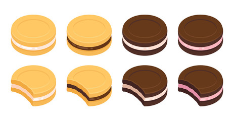 Sandwich cookie set