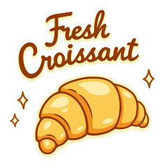 Fresh Croissant drawing