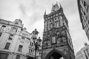 Cozy streets of Old Town Prague, Czech Republic.