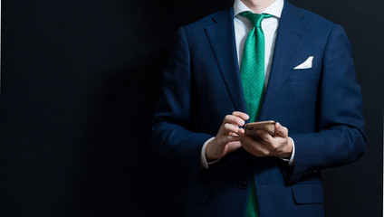 スーツ　男性　顔無し