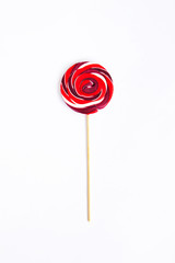 Colorful candy on white background