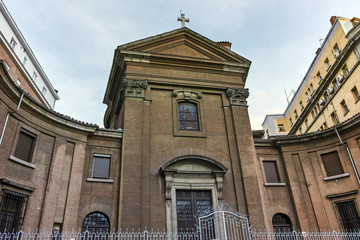  Building of Parroquia San Marcos in City of Madrid, Spain