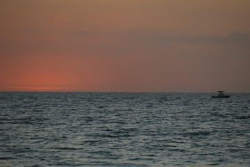 Fototapeta premium sunset over sea