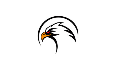 elegant strong eagle logo