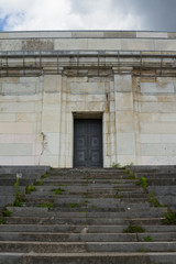 Nuremberg, Germany - Aug 22, 2016:  Ruins of the Zeppelin Field, where from 1933 former Nazi National Socialists used the area for their Party Rallies in Nuremberg. © softdelusion