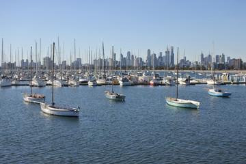 Melbourne Skyline Victoria Australia