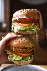 vegan burgers