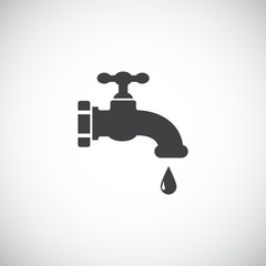 Tap faucet icon