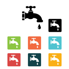 Tap faucet icon