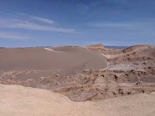 Dark Dunes in Atacama Desert Chile