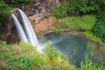 Wailua Falls, Kauai, Hawaii, USA
