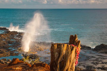 Naklejka premium Spouting Horn Kauai, Hawaii, USA