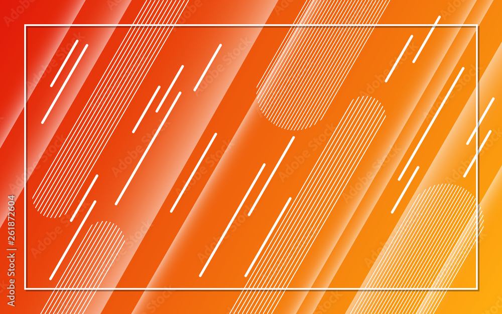 Poster abstract minimalistic colorful vector background