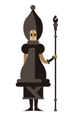 black bishop chess piece