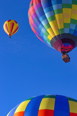 Fototapeta premium Winter fun with Hot air balloons in Washington state 