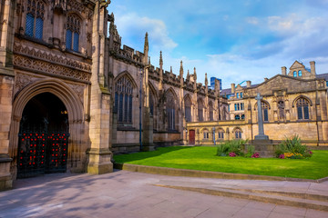 Fototapeta premium Manchester Cathedral in Manchester, UK